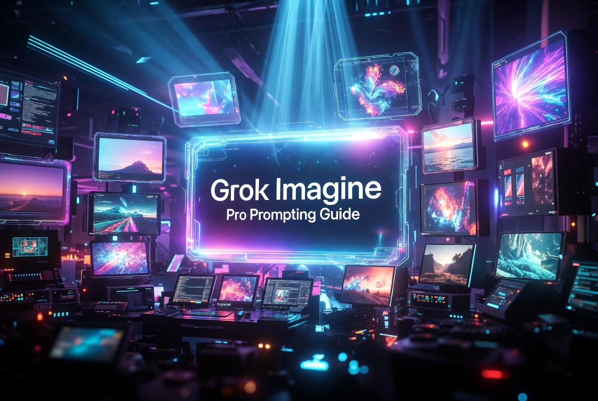 Grok Imagine Pro Prompting Guide: Cinematic Images & Videos (Quick Reference)