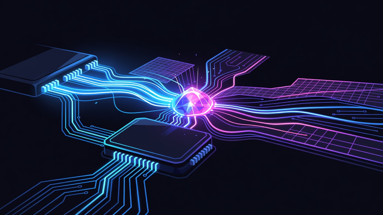Chip die and circuit energy flowing into layered spreadsheet grids