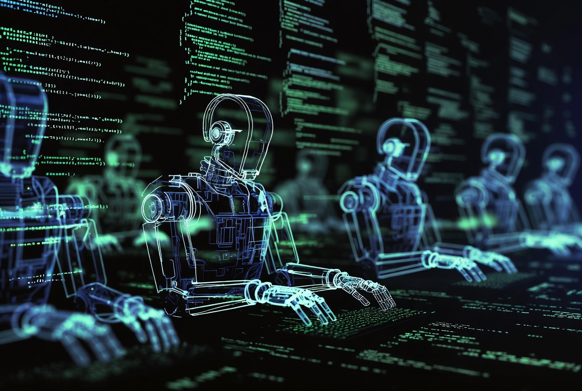 AI coding agents at work